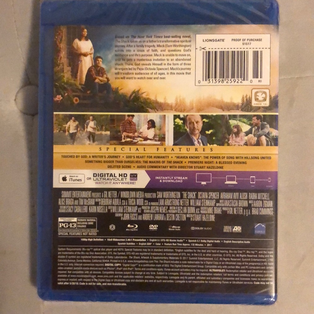The Shack movie DVD - Picture 2 of 3